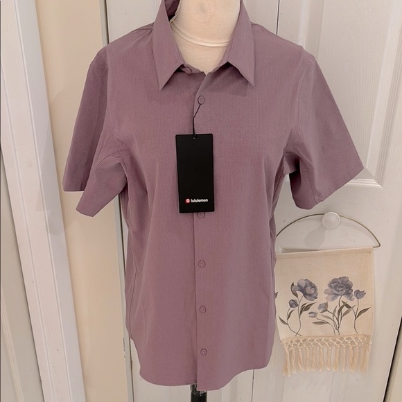 lululemon athletica Purple Casual Button Down Shirt - Picture 1 of 1